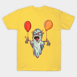 Zombie Ghost Flying T-Shirt